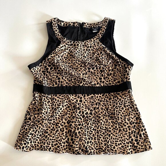 torrid Tops - Womens 1 Torrid Leopard and Black Blouse Top